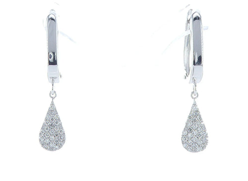עגילים תלויים אודם Fermond Jewelry
