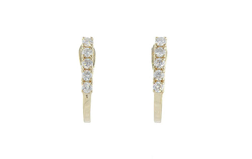עגילי חישוק חגלה Fermond Jewelry
