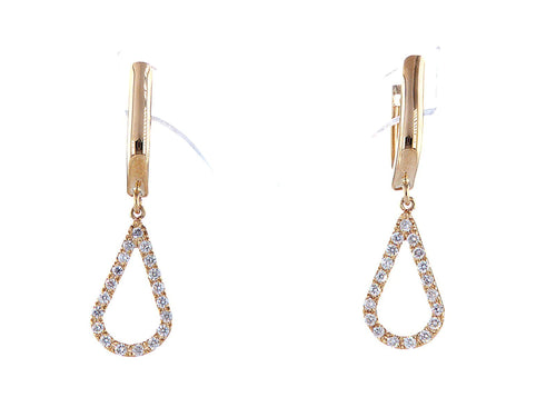 עגילי יהלום תלויים דגן Fermond Jewelery