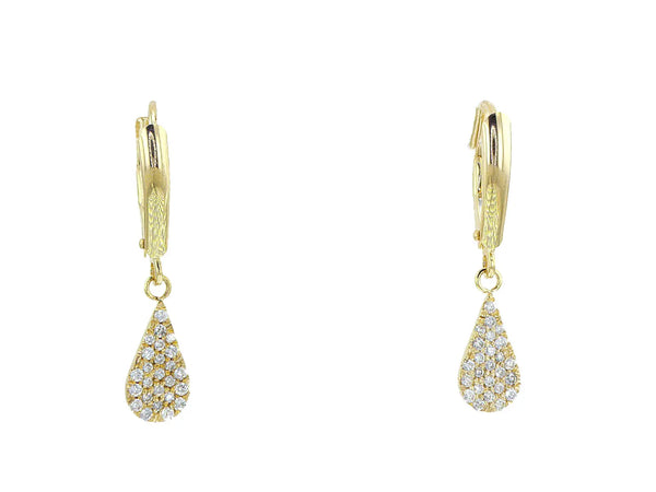 עגילי טיפה לשם Fermond Jewelery