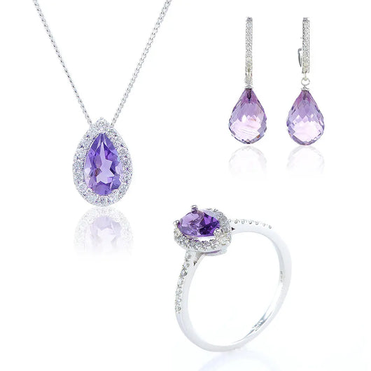 סט הוואנה (אבן אמטיסט) Fermond Jewelery