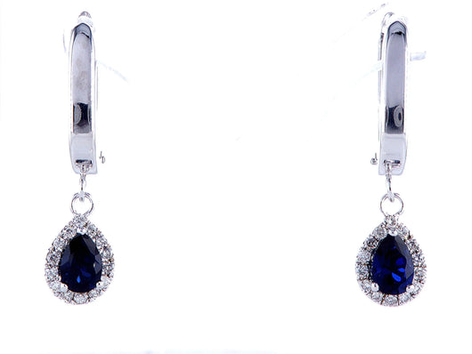 עגילים תלויים ספיר Fermond Jewelery