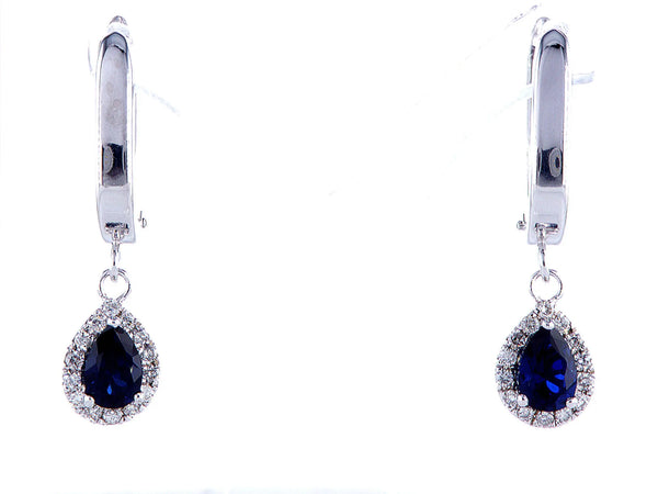 עגילים תלויים ספיר Fermond Jewelery
