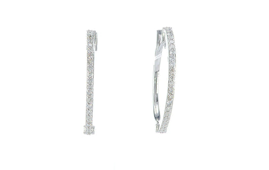 עגילי חישוק יודפת Fermond Jewelery