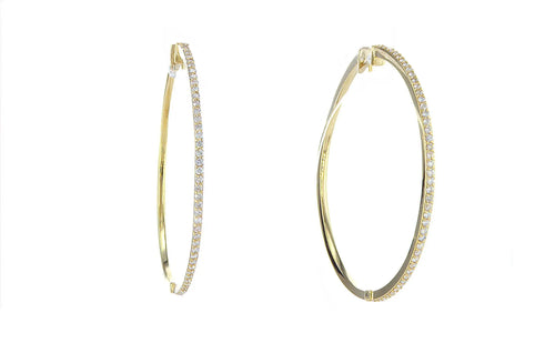 עגילי חישוק מרי Fermond Jewelry