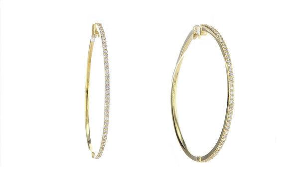 עגילי חישוק מרי Fermond Jewelery
