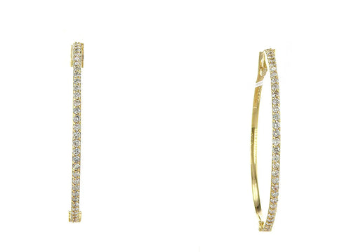 עגילי חישוק שילה Fermond Jewelry