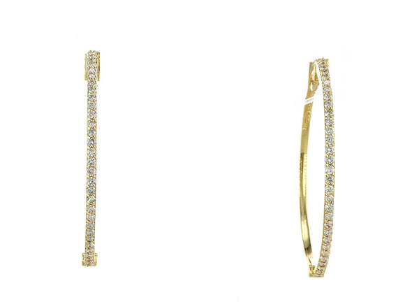 עגילי חישוק שילה Fermond Jewelery