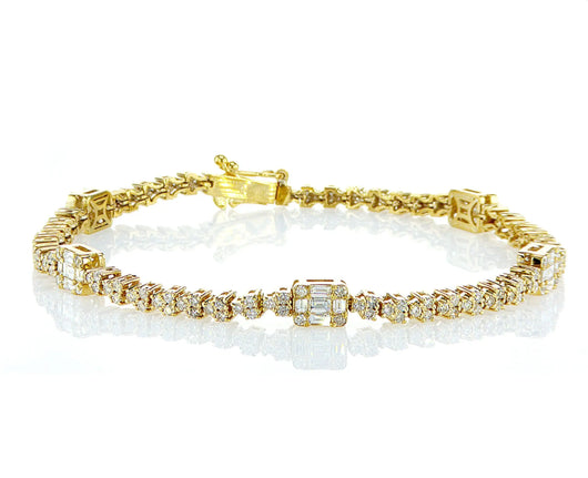 צמיד טניס שזיף Fermond Jewelery