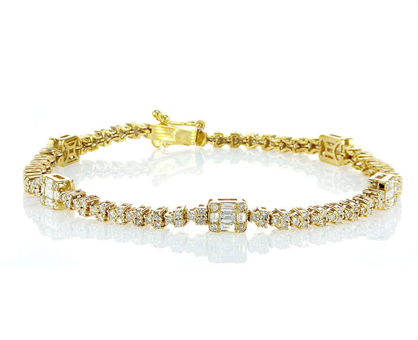 צמיד טניס שזיף Fermond Jewelery