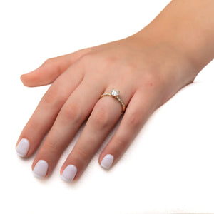 טבעת אירוסין נחליאלי Fermond Jewelery