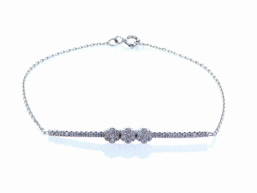 צמיד זהב פרח Fermond Jewelery