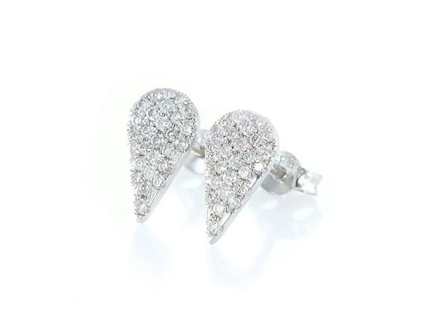 עגילים צמודים נופך Fermond Jewelery