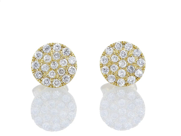 עגילים צמודים נרקיס Fermond Jewelery