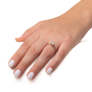 טבעת אירוסין משי Fermond Jewelery