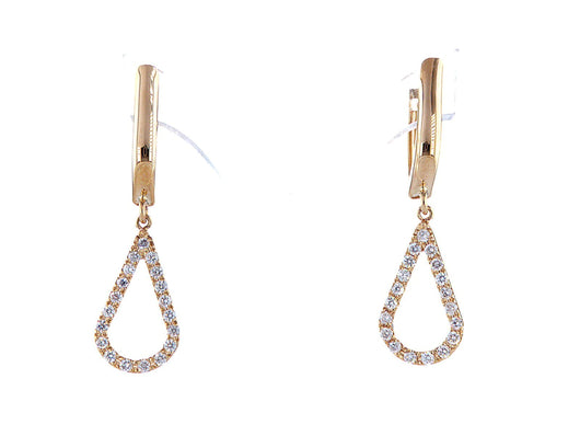 עגילי יהלום תלויים דגן Fermond Jewelery
