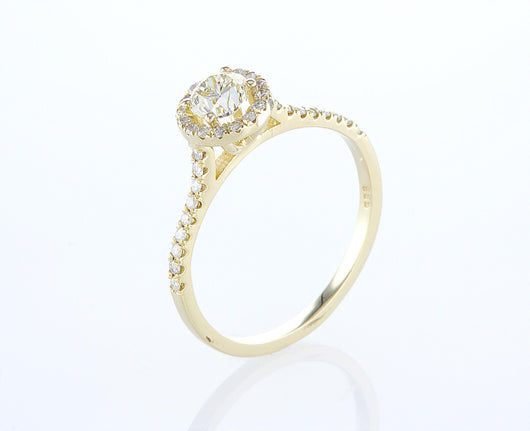 טבעת אירוסין יצהר Fermond Jewelery